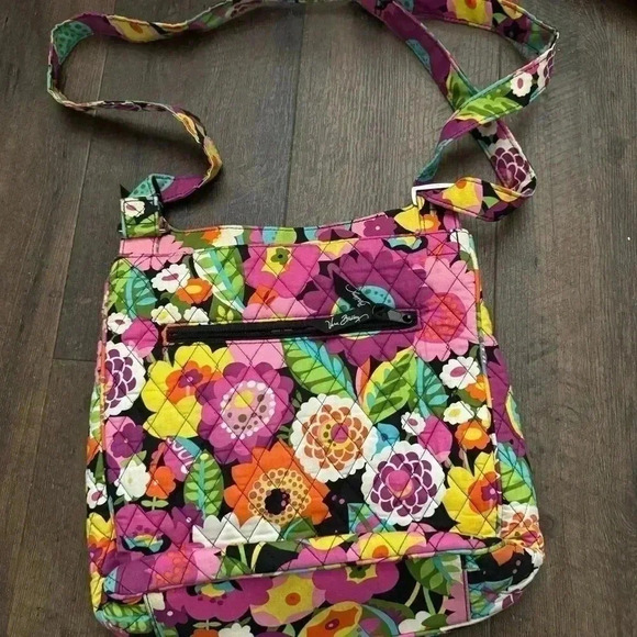Vera Bradley Va Va Bloom Hipster Crossbody Shoulder Bag - Picture 7 of 8